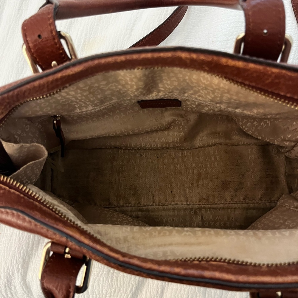 Kate Spade Rich Brown Satchel - Picture 3 of 4
